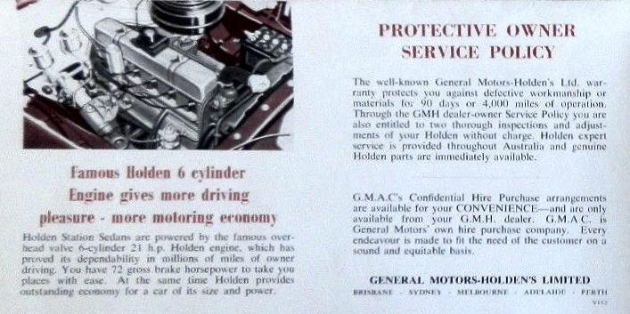 1958 Holden FC Station Sedan Brochure Page 5
